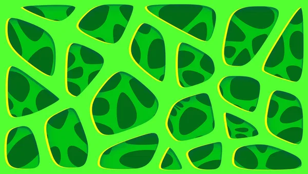 Kaktus Textur Abstrakt Bakgrund Grön Vektor — Stock vektor