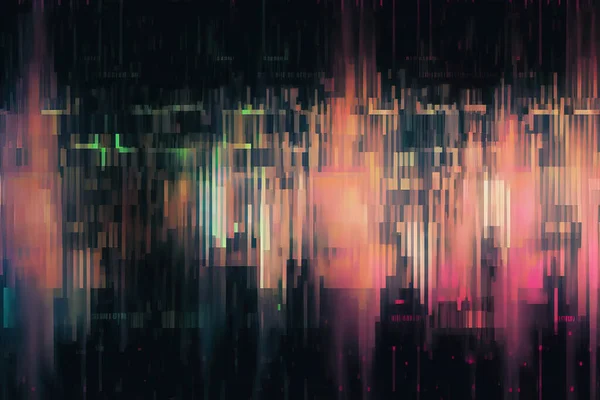 Unique Design Abstract Digital Glitch Background