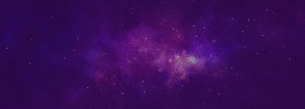 Cosmic Illustration Stippling Space Background — Stock vektor