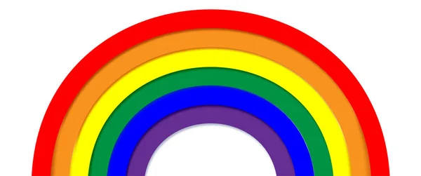 Stolze Liebe Ist Liebestext Abstrakte Wave Rainbow Lgbt Spektrum Flagge — Stockvektor