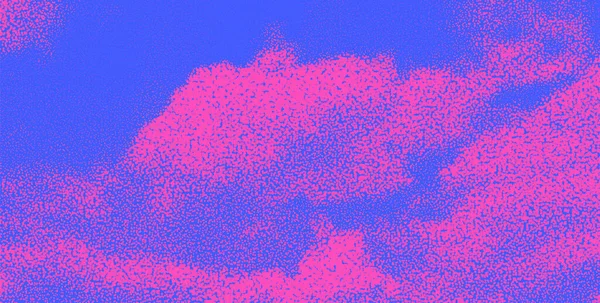 Halftone Sky Σύννεφα Για Σχεδιασμό Σας Αφηρημένο Φόντο Duotone — Διανυσματικό Αρχείο
