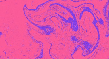 Psikedelik 70 'lerin Moda Tasarımı. Vektör Soyut Duotone