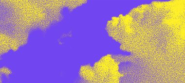 Dizaynınız için Bulutlu Gökyüzü Yarısı. Duotone Soyut Arkaplan