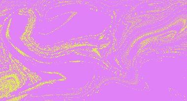 Psikedelik 70 'lerin Moda Tasarımı. Vektör Soyut Duotone