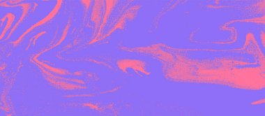 Psikedelik 70 'lerin Moda Tasarımı. Vektör Soyut Duotone