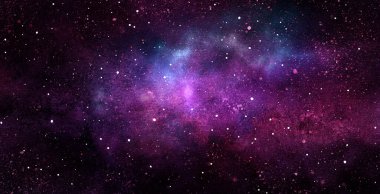 Kozmik çizim. Güzel renkli bir arka plan. Suluboya