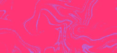 Psikedelik 70 'lerin Moda Tasarımı. Vektör Soyut Duotone