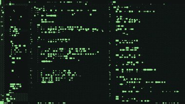Programlama Konsolu İllüstrasyonu. Kod Uçbirimi