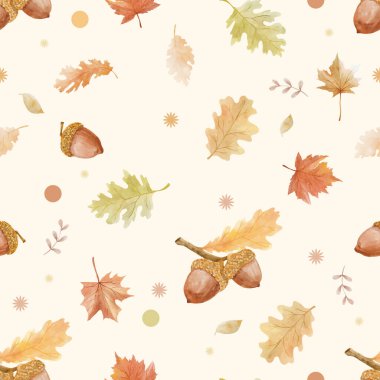 Sıcak sonbahar pürüzsüz şablonu. Kadınsı, estetik baskılar, dijital kağıtlar, duvar kağıtları, ambalaj kağıtları ve daha fazlası için ideal.