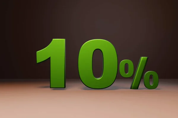 Покупка Промо Маркетинг Процентов Скидка Выгодное Предложение Кредита Зеленый Текст — стоковое фото
