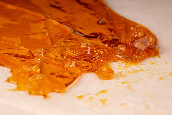 Cannabis Wax Sauce Extract Concentrate Thc Resin — Stock Photo, Image