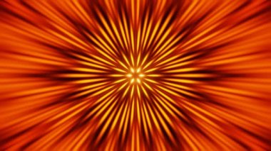 Vj döngü tünel soyut arka planında kırmızı sarı lazer ışınları. Yüksek kalite 4k görüntü