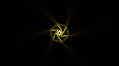 spiral vj döngü tüneli karanlıkta. Yüksek kalite 4k görüntü
