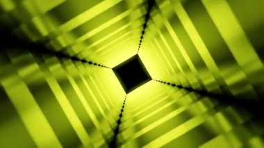 ski-fi kaleidoscopic neon grid in cosmic tunnel vj loop. High quality 4k footage