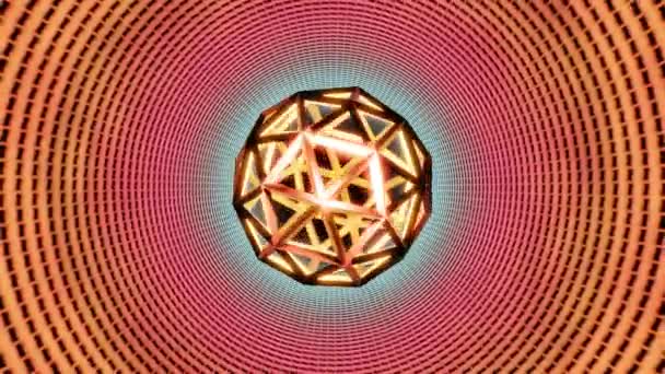 高速Vj环路隧道 球需要一个量子飞跃高质量的4K镜头 — 图库视频影像