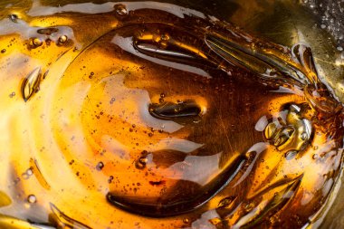 clean thc extract golden cannabis wax.