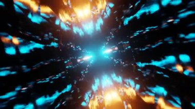 digital space sci-fi background vj loop. High quality 4k footage