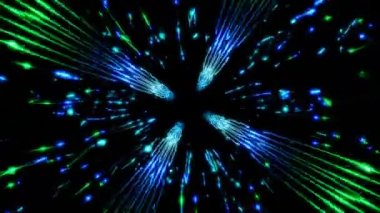 rotating laser streaks in outer space vj loop background. High quality 4k footage