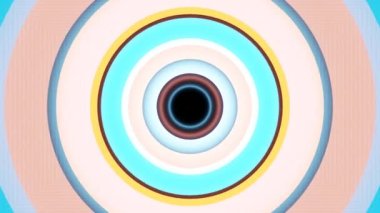 circle bounce bass wave abstract music background vj loop. High quality 4k footage