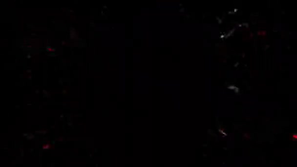 Boucle Rougeoyant Sci Motif Cercle Lumière Rouge Dans Cyber Tunnel — Video