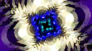 vj döngüsü titreşimli renkli müzik olayı soyut arkaplan. Yüksek kalite 4k görüntü