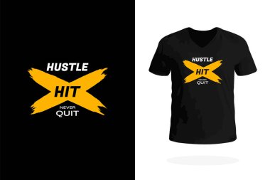 Hustle Hit temalı güzel sokak kıyafetleri. Patenciler, BMX sürücüleri ve şehir sporcuları için Asla Bırakma teması..