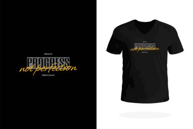 Sürecin Mükemmel Olmadığı sloganı olan şık bir tişört. Hedef vurucular ve kişisel mükemmellik için çabalayan kişiler için ideal..