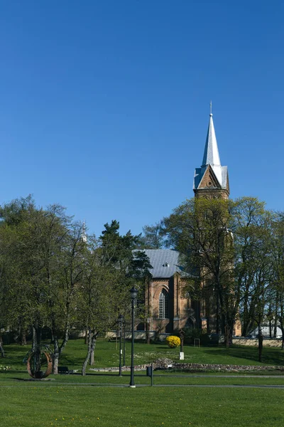 Kerk Het Park — Stockfoto
