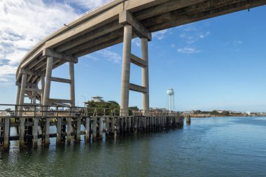 bridge over the Intracoastal Waterway at Holden Beach, North Carolina