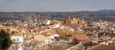 View of the city of Guadix from a viewpoint, Granada, Spain