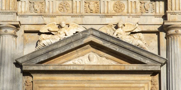 Károly Palota Déli Nyugati Homlokzata Spanyolországi Granadában Található Alhambrában — Stock Fotó