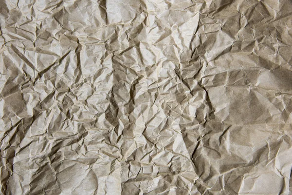 Texture Crumpled Paper Brown Color — Stock Photo, Image