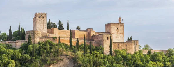 Vista Alcazaba Alhambra Granada Espanha — Fotografia de Stock