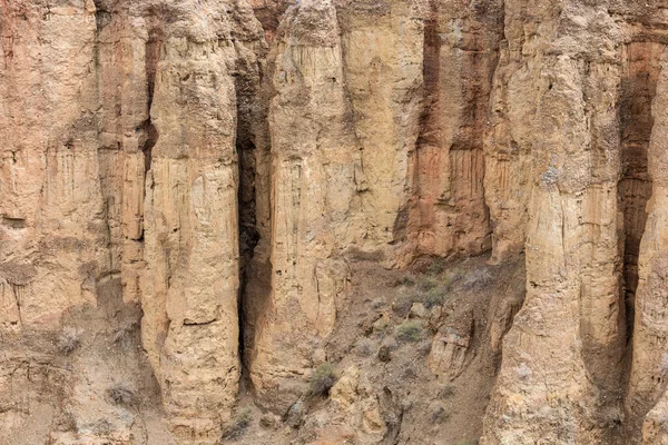 Paisaje Del Desierto Con Formaciones Montañosas Badlands Granada Geoparque España —  Fotos de Stock