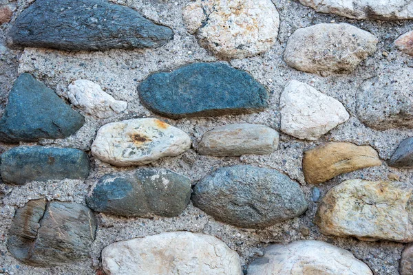 Detail Stones Green Tones Old Wall — Stock Photo, Image