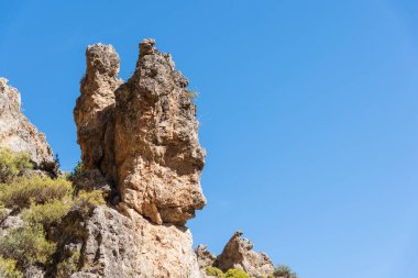 Monachil, Granada İspanya 'daki Sierra Nevada dağlarında kaya oluşumları