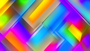 Modern Abstract Colorful Translucent Art Background Wallpaper