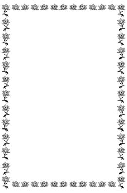 Beyaz arkaplanda dekore edilmiş ve izole edilmiş Jasmine çiçeği sınır tasarımı kavramı - vektör illüstrasyonu