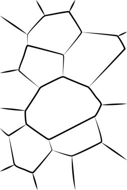 Taş tuğla yapı arkaplan çizimi beyaz arkaplanda izole edildi - vektör illüstrasyonu