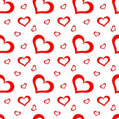 Kusursuz bir kalp. Sevgililer günün kutlu olsun. Aşk posteri.