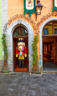 Bavyera 'nın Rothenburg şehrinde güzel bir gün..