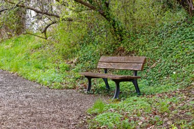 Rothenburg ob der Tauber Ortaçağ kasabasında bahar günü. 
