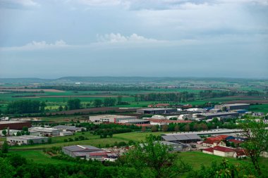 Fırtınada Bavyera 'nın güzel manzaraları.