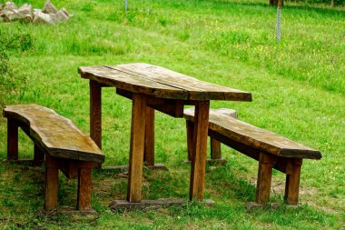 Fırtınada Bavyera 'nın güzel manzaraları. 