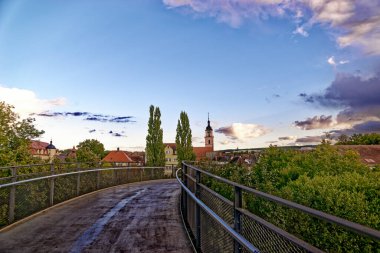 Bavyera 'nın Neustadt şehrinde sonbahar geldi.