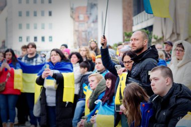 Nuremberg-Bavyera-Almanya-03 / 22 / 2025. Fotoğraf: Ukrayna Destek Yürüyüşü