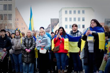 Nuremberg-Bavyera-Almanya-03 / 22 / 2025. Fotoğraf: Ukrayna Destek Yürüyüşü