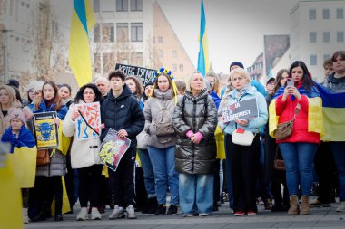 Nuremberg-Bavyera-Almanya-03 / 22 / 2025. Fotoğraf: Ukrayna Destek Yürüyüşü
