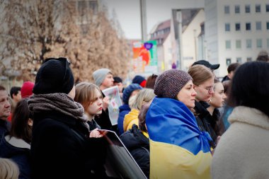 Nuremberg-Bavyera-Almanya-03 / 22 / 2025. Fotoğraf: Ukrayna Destek Yürüyüşü