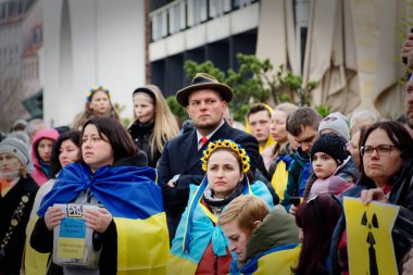 Nuremberg-Bavyera-Almanya-03 / 22 / 2025. Fotoğraf: Ukrayna Destek Yürüyüşü